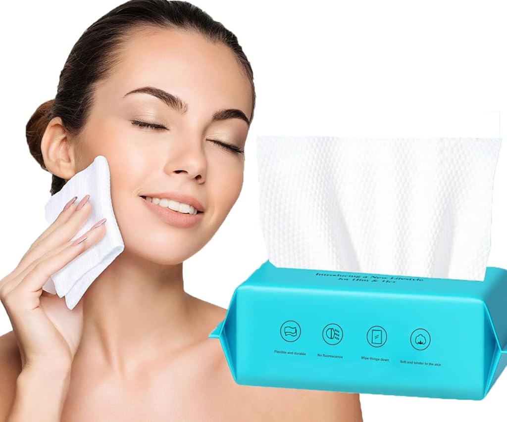 MAYCREATE Soft Absorbent Cotton Face Towel 7.87''x7.87'' Square Travel Cotton Face Towel Multi Use Wet and Dry MAYCREATE Soft Absorbent Cotton Face Towel 7.87''x7.87'' Square Travel Cotton Face Towel Multi Use Wet and Dry